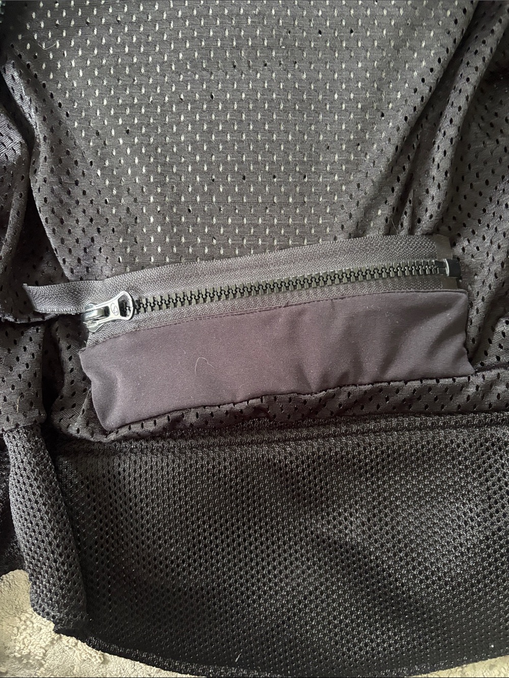 Men's Black and Red Performance Mesh Riding Jacket - Picture 8 of 11